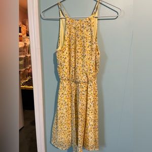 Yellow flower dress